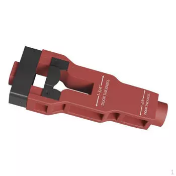 Инструмент для врезки защелки заподлицо 6,3x1 дюйм для дверей 1-3/4 дюйма или 1-3/8 дюйма, прочный, универсальный