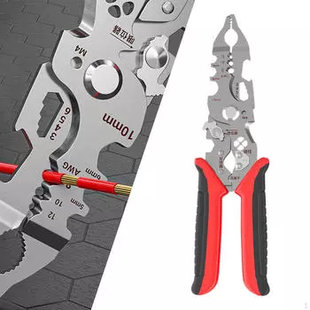Инструмент для зачистки кабеля для электриков, устройство для резки и обжима проводов 20 in 1