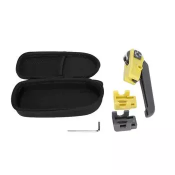 Инструмент для зачистки оптического кабеля, желто-серый адаптер, эргономичный, прочный, долговечный, с двойным лезвием, оптический кабель