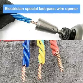 Инструмент для зачистки проводов, инструмент для зачистки кабеля с шестигранным хвостовиком 1/4 дюйма, инструмент для зачистки проводов, Twister, гайка для проводов, Twister, вращающийся разъем для провода серебряный