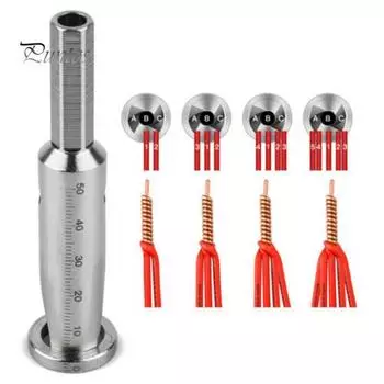 Инструмент для зачистки проводов Кабельный скручиватель Эффективный надежный простой в эксплуатации Портативный DIY Проект Электрик Инструмент для проводов Ручной инструмент для скручивания кабеля серебряный