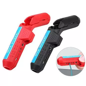 Инструмент для зачистки проводов, клещи для обжима кабеля, обжимной инструмент, кусачки для зачистки кабеля, многофункциональные ручные инструменты, 1 шт. красный