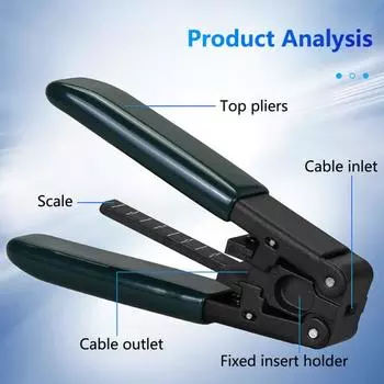 Инструмент для зачистки проводов, острое лезвие, противоскользящая ручка, прозрачная шкала, ручной инструмент для зачистки кабеля, товары для дома 1pc