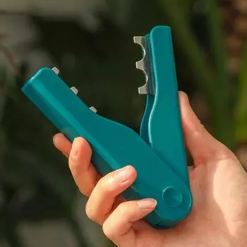 Инструмент для зачистки шипов для цветов из нержавеющей стали, высокопрочный, экономичный, портативный, эластичный, для удаления заусенцев, острый букет, садовая ветка, резак для шипов, инструмент для флориста розовый