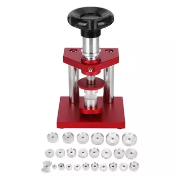 Инструмент для закрытия задней крышки часов с 25 алюминиевыми штампами