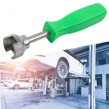 Инструмент для замены тормозной пружины из стальной конструкции, помощник по замене колодок заднего колеса зелёный