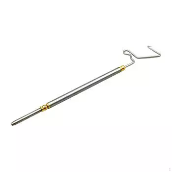 Инструмент для завязывания рыболовных мушек Инструменты для сухого завязывания узлов Снаряжение для завязывания/завязывания 18.5cm_Stainless steel