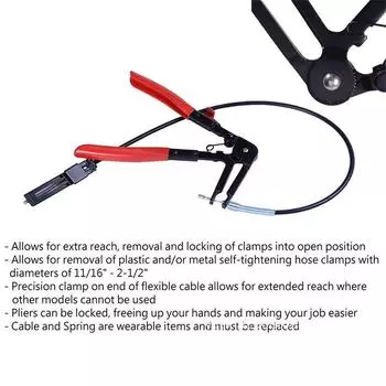 Инструмент для зажима шланга Действие Зажимы для шлангов радиатора Комплект зажимов Инструмент Sse