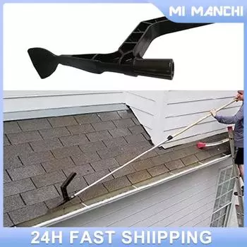 Инструмент для желоба Ложка для чистки желоба Совок для чистки за мансардными окнами Крыша Очистка отверстий для дома и сада Чистка желоба CHINA