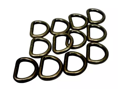 Инструмент Ichinen Access Family диаметр внутренняя ширина античное золото 50 штук 56410 (СЕМЕЙНЫЙ ИНСТРУМЕНТ) D-кольцо (проволока 2мм, 15мм)