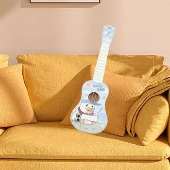 Инструмент Игрушка Животный Принт Привлекает Внимание Красочный Популярный Торт Свиньи Укулеле Ребенок Penguin