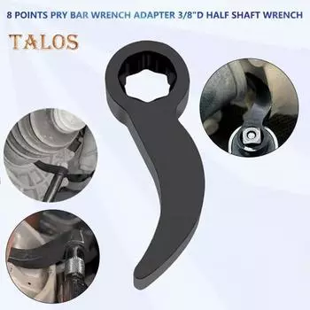 Инструмент Компактный адаптер Головка монтировки Адаптер Гаечного ключа Сверхмощный динамометрический инструмент 3/8 Привод Трещотка Аксессуар для ремонта автомобилей A