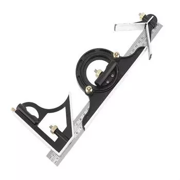 Инструмент-линейка 3 в 1, многофункциональный искатель квадратных углов, набор для деревообработки 3 in 1