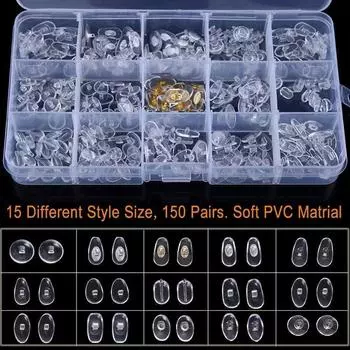 Инструмент, мини-винт, накладки для носа для очков, аксессуары для очков, комплект для ремонта солнцезащитных очков, силиконовые накладки для носа