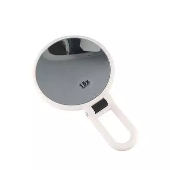 Инструмент Персонализированное увеличительное зеркало для макияжа Косметическое зеркало Складное зеркало на подставке Дорожные аксессуары white-5X small