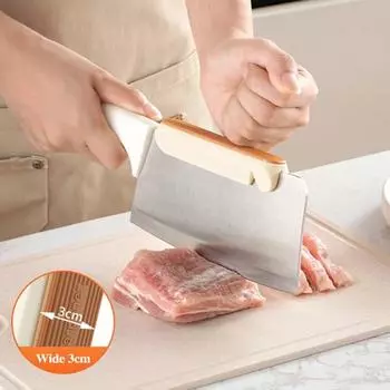 Инструмент-помощник для резака с удлиненным зажимом для безопасной резки, многофункциональная точилка для резака, защитный кожух для рук, кухонный нож, аксессуар оранжевый