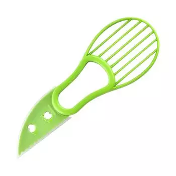 Инструмент работает как разделитель, удалитель косточек и резак, как нож, овощечистка, ложка с удобной рукояткой, многофункциональный инструмент One Size