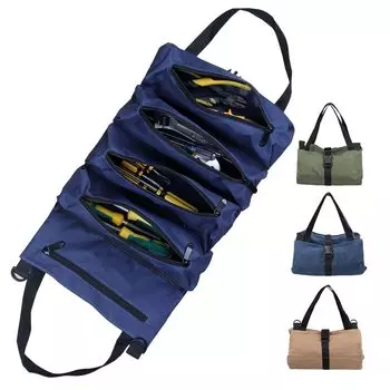 Инструмент Ткань для инструментов Ширина кармана Компактный инструмент Вода Мульти DIY Хранение Мотоциклетные инструменты Сумка, держатель, [5 Тип] Складной, 28 см, Характеристики, Сумка,