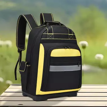 Инструментальный рюкзак, прочный, многофункциональный, большой емкости, сумка из ткани Оксфорд, садовник