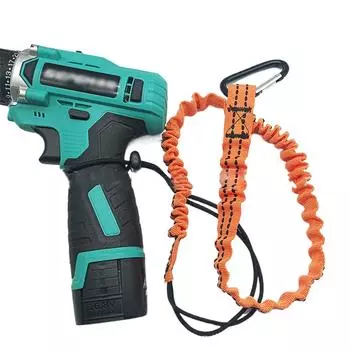 Инструментальный шнур с пряжкой, страховочный трос, шнур для инструмента, выдвижной трос для банджи, страховочный поводок для инструмента зелёный