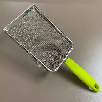 Инструменты для чистки домашних животных Лопата из нержавеющей стали для фекалий Сетка для кошачьего туалета Лопата для рептилий Лопата для ящериц Сетка для фекалий Ложка 2.82.8mm