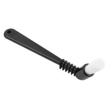 Инструменты для чистки кофемашин, вспениватели молока, нейлоновые пластмассы, прочные, жесткие, толстые инструменты, зерновые и кофеварки. чёрный