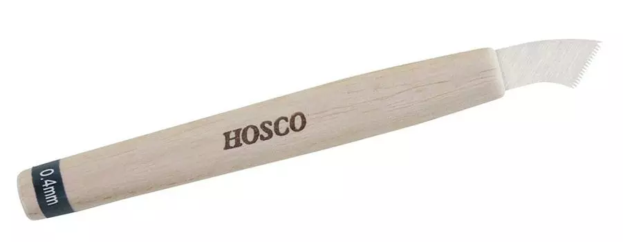 Инструменты для чистки ладовых пазов HOSCO Luthiers Пила с одним лезвием, толщина лезвия 0,40 мм TL-H-SCSW040