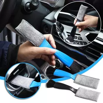Инструменты для чистки салона автомобиля, розетка для кондиционера, щетка для чистки, мягкая щетка для мойки автомобилей