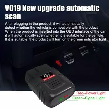 Инструменты для диагностики автомобиля ELM 327 сканер OBDII Code Reader OBD2 сканер Автоматическое сканирование для IOS Android PC Bluetooth 4.0 Аксессуары чёрный