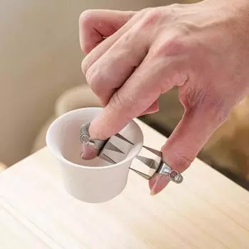 Инструменты для глазури для керамики, зажим для глазури из нержавеющей стали, зажим для глазури, чашка для чая своими руками, небольшой керамический инструмент для окраски и глазурования