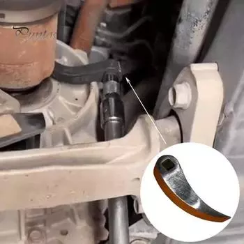 Инструменты для головки адаптера лома Нержавеющий, устойчивый к коррозии, конструкция рычага Регулируемая угловая головка Сверхпрочный сверхкомпактный лом оранжевый