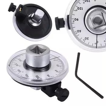 Инструменты для измерения угла динамометрического ключа 60 градусов 1/2 дюйма Регулируемый приводной динамометрический ключ Набор гаечных ключей Измеритель угла кручения