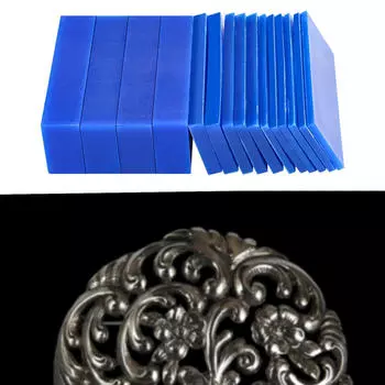 Инструменты для литья воска для резьбы по дереву, лепка своими руками, принадлежности для рукоделия, профессиональная студенческая практика, ручная резьба Blue Wax Slice