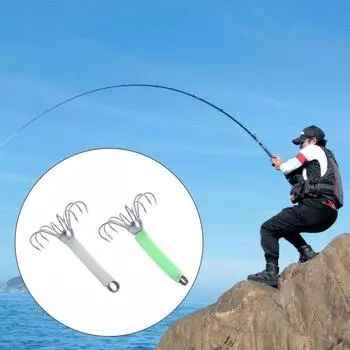 Инструменты для ловли на крючок Светящиеся приманки Крючки для джиг-ловли Аксессуары для рыбалки Приманки для осьминога и кальмара Наживка для кальмара зелёный