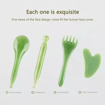 Инструменты для массажа из китайской смолы Гуа Ша, тело, лицо, спина, ноги, шея, голова, грудь, красота, здоровье, выскабливание, 5 когтей, расческа, уменьшает отечность, уход