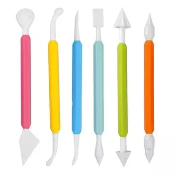 Инструменты для моделирования из помадки с двумя головками, украшения торта, чизкейка, глазури, бытовые принадлежности для свадьбы, выпечка, домашние принадлежности для кухни