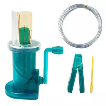 Инструменты для намотки ручных украшений Ручная вязальная машина Устройство для плетения ниток Мини-вязальная фабрика Ручная вязальная машина зелёный