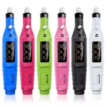 Инструменты для ногтей Мини электрическая шлифовальная машинка Портативная машинка для ногтей Набор шлифовальных машинок для ногтей