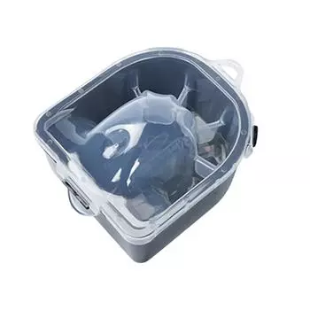 Инструменты для ногтей, Миска для замачивания, Двухслойная изоляция, Смягчение, Омертвевшая кожа, Миска для замачивания One Size чёрный