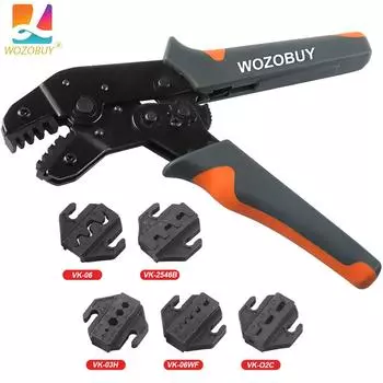 Инструменты для обжима SN-58B Клещи сменные губки для XH2.54/DuPont2.54/2.8/4.8/6.3/ неизолированные/наконечники с храповым механизмом