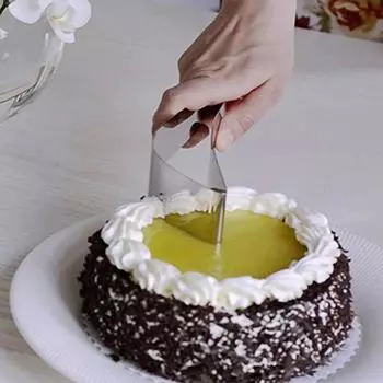 Инструменты для пирогов, хлеб в форме листа, нож для пирогов, тортов, нержавеющая сталь, нож для пиццы, кухонный нож, гаджет 065