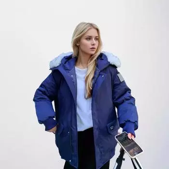 Инструменты для пуховой одежды женская мода элитная одежда утолщенная теплая куртка с капюшоном S армия зеленый