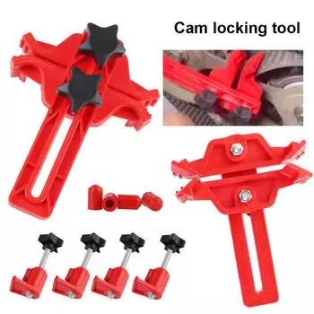 Инструменты для ремонта Автомобильные детали Комплект зажимов главного кулачка General Motors Инструмент для фиксации фаз газораспределения автомобильного двигателя Подходит для фиксаторов распределительного вала в шинах Red