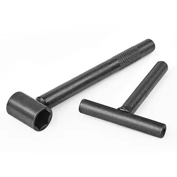 Инструменты для ремонта мотоциклов, скутеров, 2 шт., Т-образные клапаны двигателя мотоцикла, комплект регулировочных ключей с винтами чёрный