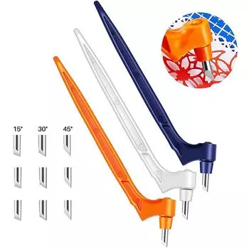 Инструменты для резки бумаги с запасными головками для поделок своими руками, трафаретов, скрапбуков