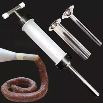 Инструменты для ручного шприца для колбас пищевого класса Высокопроизводительная кухонная мясорубка для колбас пищевого класса чёрный