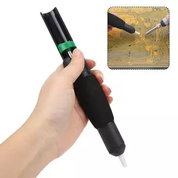 Инструменты для ручной сварки с отсосом Паяльник Вакуумный паяльник Пистолет для удаления припоя с дополнительной насадкой Мощный насос для удаления припоя