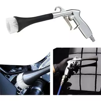 Инструменты для салона автомобиля Tornado Blower Gun с щеткой для очистки пыли Blower Gun Cleaning Brush Gun Cleaning Spray Tool Dry Efficien C0E1