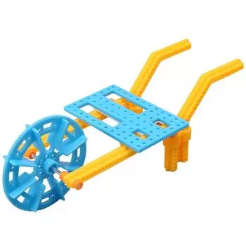 Инструменты для самостоятельной транспортировки Моноцикл Человеческая ручная тележка Студенты Наука и технологии Малое производство Детский сад Экспериментальный материал Пакет синий