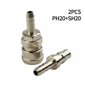 Инструменты для шланговых фитингов Quick Release SH20 PH20 Silver 8 мм